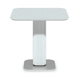 Ishi 2102, Tavolino con piano in gres porcellanato effetto pietra
