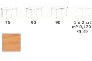 T/420, Tavolino tondo fatto interamente in legno, per pub