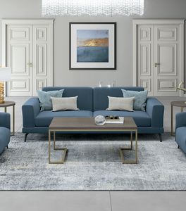 Art. 9234, Tavolino con piano in legno e base in metallo