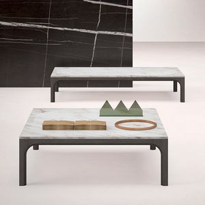 Prism tavolino, Tavolino con piano in marmo
