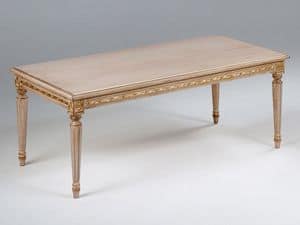 Art. 261/120, Tavolino in legno, rettangolare, in stile Luigi XVI