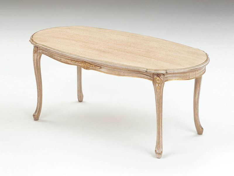 Art. 263, Tavolini in legno, finitura decapè, per suite di lusso