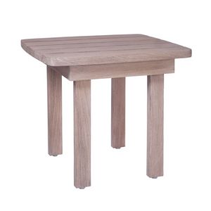 Racconti 04J2, Tavolino in legno teak, per uso esterno