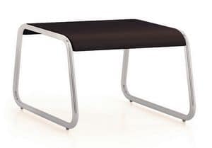 UF 184 - TABLE, Tavolino con base a slitta in metallo, per sale d'aspetto