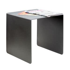 Appoggio 023, Tavolino lineare realizzato in acciaio verniciato