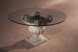 Palladio, Tavolino con base in pietra a forma di vaso