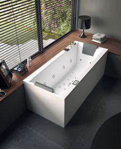 EDEN, Vasca da bagno moderna con idromassaggio, varie dimensioni