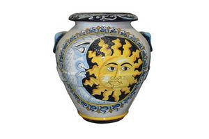 Orcio Sole e Luna Classic, Orcio in terracotta decorata