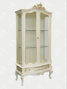 Art. 033, Vetrinetta finitura bianco ed oro