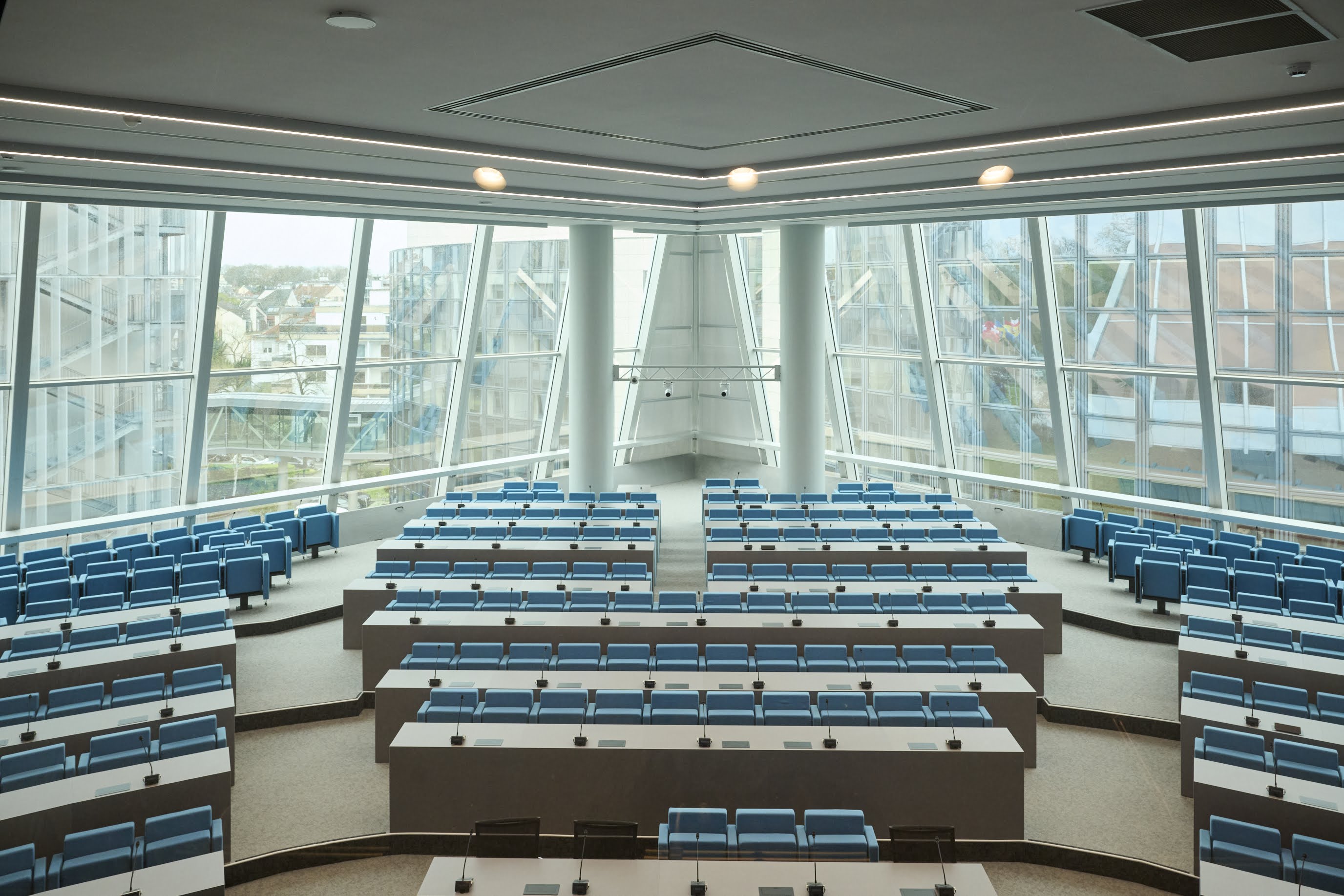 Sala 1 del Consiglio Europeo a Strasburgo